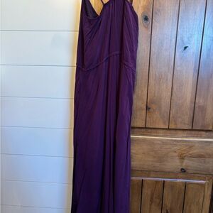 Elegant Purple Maxi Dress